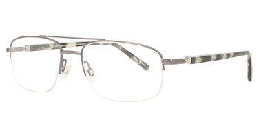 Easyclip Eyeglasses EC565 Taupe Brushed Metal / Grey Tortoise/20