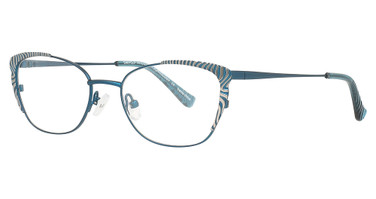 Easyclip Eyeglasses EC557 Matt Teal & Shiny Grey / Matt Teal/60