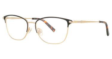 Ellen Tracy Eyeglasses Bagan BLACK/GOLD
