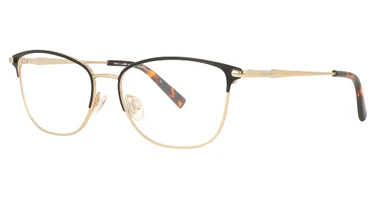 Ellen Tracy Eyeglasses Bagan BLACK/GOLD