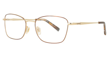 Ellen Tracy Eyeglasses Edina BROWN/GOLD
