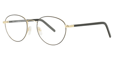 Aspire Eyeglasses Dependable BLACK GOLD
