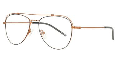 iChill Eyeglasses C7042 Satin Black & Shiny Copper/90