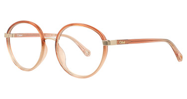 Chloé Eyeglasses CH0033O ORANGE-ORANGE-TRANSPARENT/001