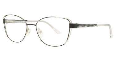 Cote d Azur Eyeglasses CDA 311 Black/Silver/3