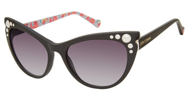 BETSEY JOHNSON Eyeglasses TOP IT OFF Black/BLK