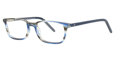 Op-Ocean Pacific Eyeglasses Cold Spring Beach BLACK BLUE HORN