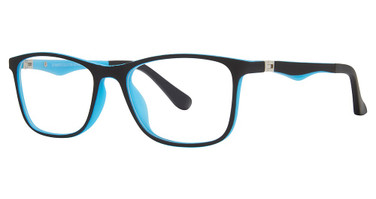 Gotham Eyeglasses Gotham Premium Flex 63 black/blue/BLACK/BLUE