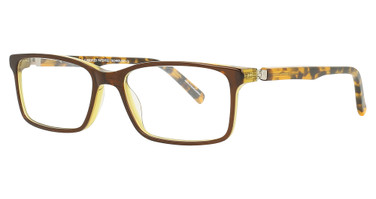 Takumi Eyeglasses TK1160 Brown & Yellow/Demi Amber/10