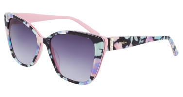 Bebe Eyeglasses BB7238 JET FLORAL/001