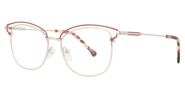 Scott & Zelda Eyeglasses 7459 Matt Burgundy/Silver