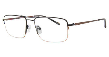 Konishi Eyeglasses KONISHI KF8606 Matte Black Brown/C1