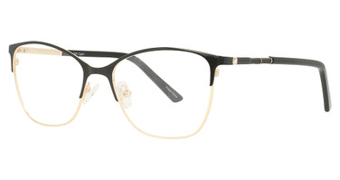 DICAPRIO Eyeglasses DC205 Black/Gold