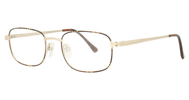 Enhance Eyeglasses 7562 Gold/Demiamber