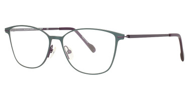 Scott Harris Eyeglasses Scott Harris 798 Jade / Plum/2