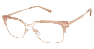 L.A.M.B. Eyeglasses LAUF098 rose gold glitter/RGD