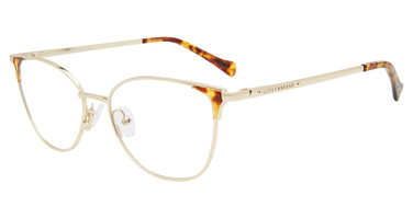 Lucky Brand Eyeglasses VLBD125 Gold Metal