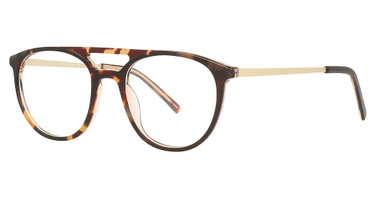 iChill Eyeglasses C7043 Demi Brown/Satin Gold/10