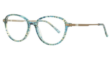 Takumi Eyeglasses TK1164 Teal Marbled/Satin Light Olive/60
