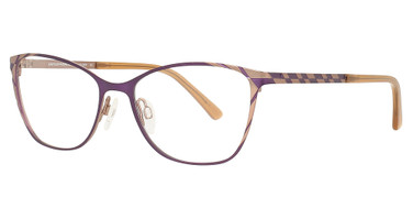 Easyclip Eyeglasses EC591 Satin Purple & Pink Gold/80