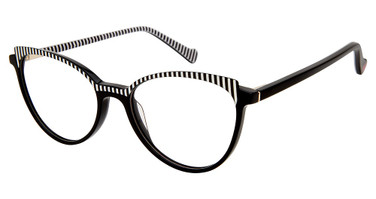 BETSEY JOHNSON Eyeglasses THE 411 Black/BLK