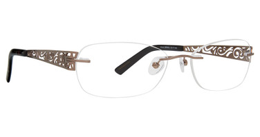 Totally Rimless Eyeglasses Artistry(339) Brown/BRWN