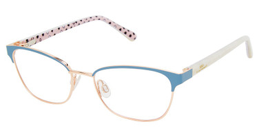 Lulu by Lulu Guinness Eyeglasses LK042 blue/BLU
