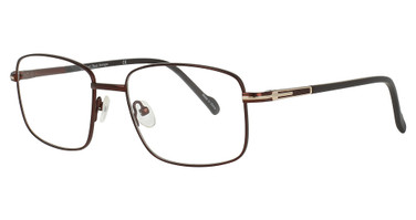 Michael Ryen Eyeglasses MR-364 Chocolate / Gold/1