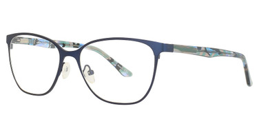 Adin Thomas Eyeglasses AT-522 Midnight / Blue Multi/1