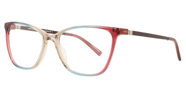 Takumi Eyeglasses TK1197 Gradient Beige & Teal & Strawberry/Red/30
