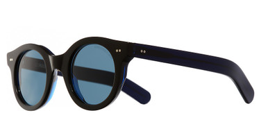 Cutler and Gross Eyeglasses CGSN139047 BLACK ON BLUE/001