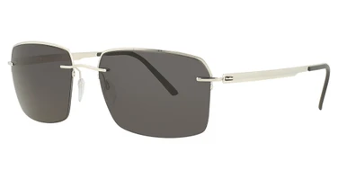 Silhouette Eyeglasses 8725 Rhodium/ Black