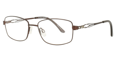 Elegante Eyeglasses ELT119 Chocolate/6
