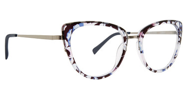 Vera Bradley Eyeglasses VB Belinda Plum Pansies/PLP Vera Bradley Eyeglasses VB Belinda Plum Pansies/PLP