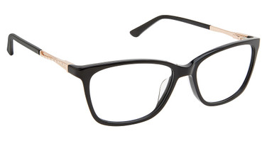 Superflex Eyeglasses SF-613 BLACK ROSE GOLD/S400