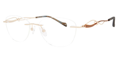 Mademoiselle Eyeglasses MADEMOISELLE MM9284 Gold/C1