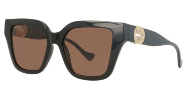 Gucci Eyeglasses GG1023S BLACK-BLACK-BROWN/005