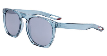 Nike Eyeglasses NIKE FLATSPOT XXII DV2258 WORN BLUE/SILVER FLASH/494