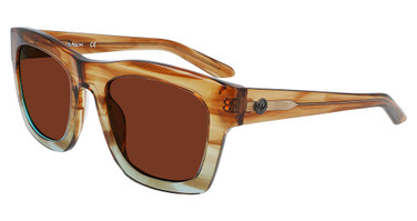 Dragon Eyeglasses DR WAVERLY LL ION BROWN TEAL GRADIENT/LL ROSE CO/232