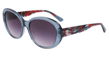 Anne Klein Eyeglasses AK7081 GREY CRYSTAL/020