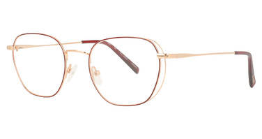 Flower Eyeglasses FLR6042 Garnet /Shiny Rose Gold/604