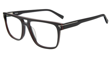 Tumi Eyeglasses VTU515 02KJ Black/Red