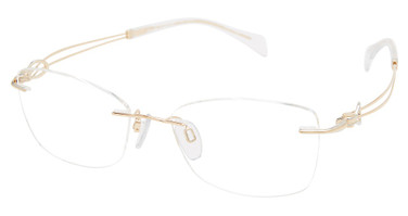 Line Art Eyeglasses XL 2156 Gold/GP