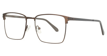 HeadLines Eyeglasses HL-1525 Dark Matt Brown/C1