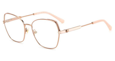 Kate Spade Eyeglasses ZEENA/G RED GOLD R/0AU2 Kate Spade Eyeglasses ZEENA/G RED GOLD R/0AU2