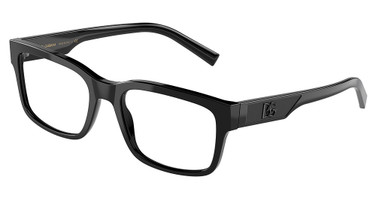 DOLCE & GABBANA Eyeglasses DG3352 BLACK/501
