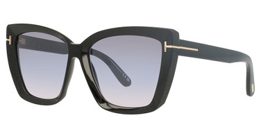 Tom Ford FT0920 shiny black / gradient smoke/01B