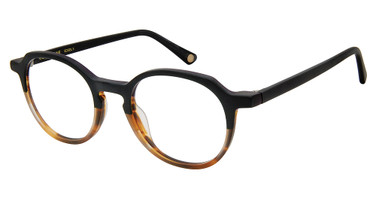 Glen Lane Eyeglasses EDSEL 11 BLACK/BROWN/BKB