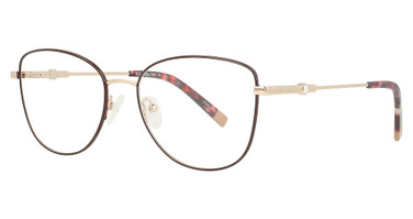 Scott & Zelda Eyeglasses 7484 Gold/Burgundy