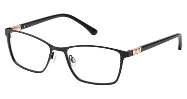 Superflex Eyeglasses SF-616 BLACK ROSE GOLD/S100